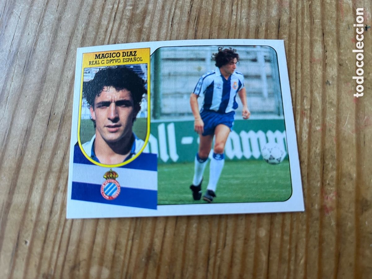 Cromos de F&uacute;tbol: CROMO SIN PEGAR NUNCA PEGADO LIGA ESTE 91 92 1991 1992 ESPA&Ntilde;OL ESPANYOL MAGICO DIAZ
