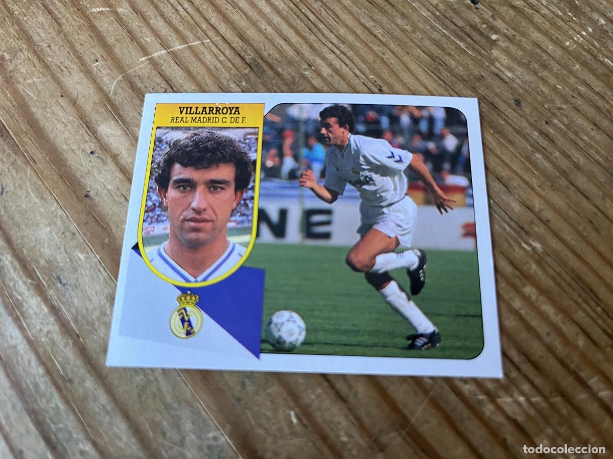 Fu&szlig;ball-Sticker: CROMO ALBUM LIGA ESTE 91 92 1991 1992 REAL MADRID VILLARROYA