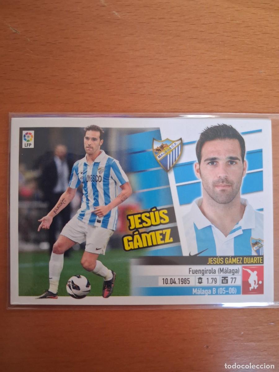 Fu&szlig;ball-Sticker: Ediciones Este Liga 2013 2014 13 14 Sin Pegar Malaga CF 3 Jesus Gamez