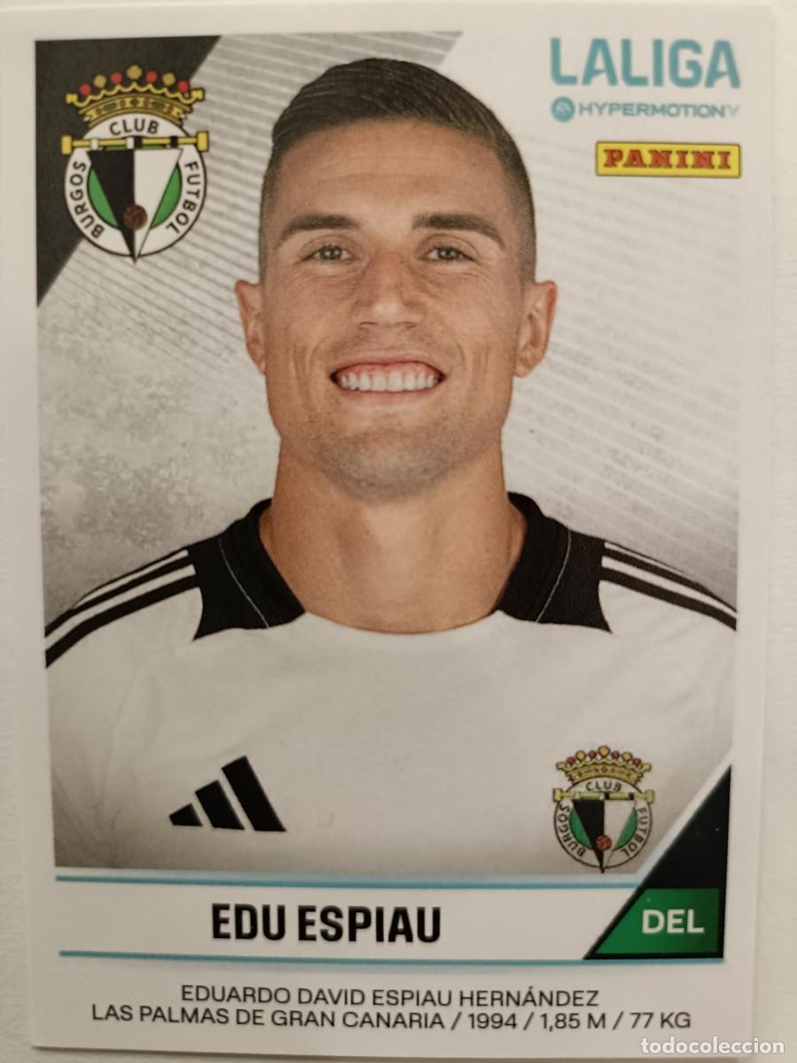 Cromos de f&uacute;tbol: #57 EDU ESPIAU BURGOS C.F. LIGA HYPERMOTION 24/25 PANINI
