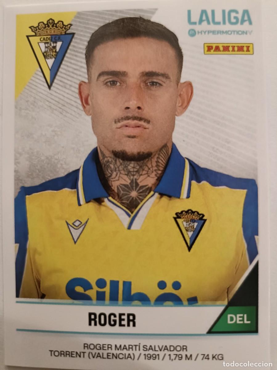 Cartes &agrave; collectionner de Football: #77 ROGER CADIZ C.F. LIGA HYPERMOTION 24/25 PANINI
