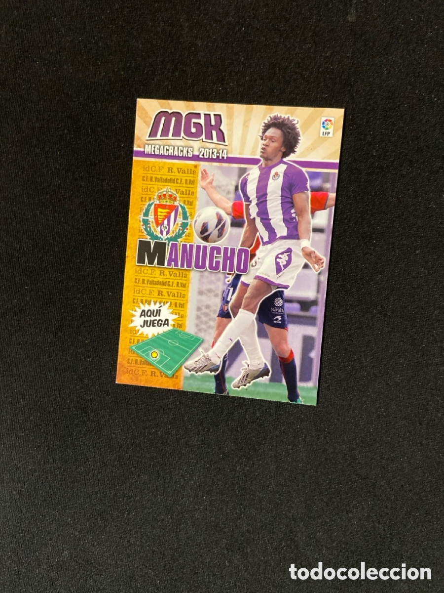 Cartes &agrave; collectionner de Football: MANUCHO 342 (VALLADOLID) PANINI MEGACRACKS 2013-2014 13 14 CROMO CARTA M-3