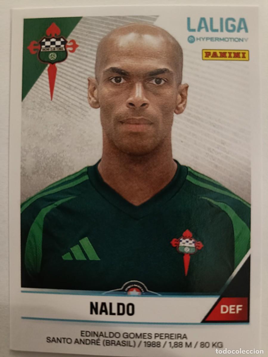 Cromos de f&uacute;tbol: #217 NALDO RACING DE FERROL LIGA HYPERMOTION 24/25 PANINI