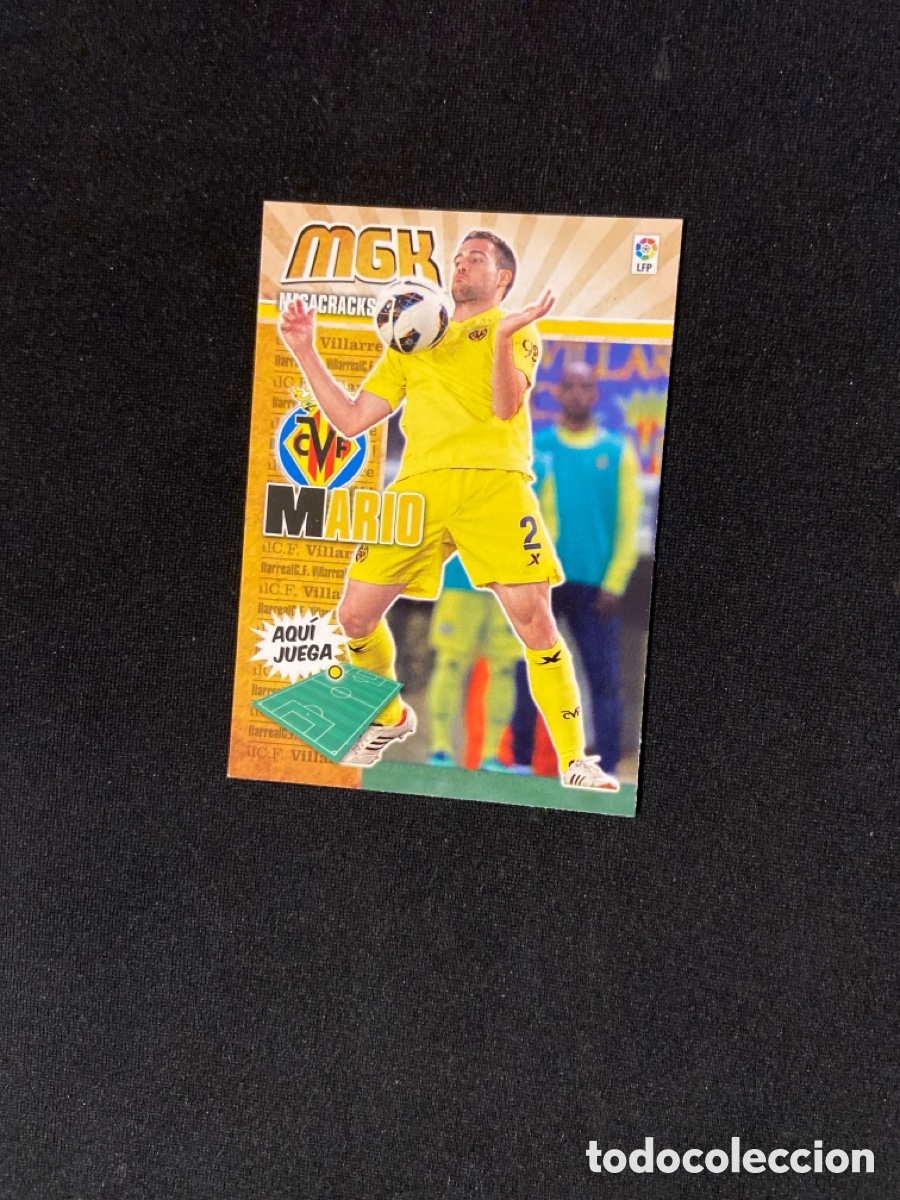 Cromos de f&uacute;tbol: MARIO 345 (VILLARREAL) PANINI MEGACRACKS 2013-2014 13 14 CROMO CARTA M-3