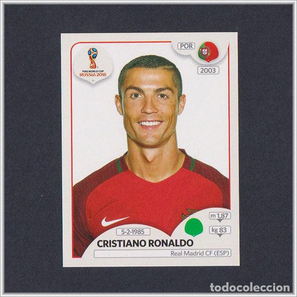 Cromos de F&uacute;tbol: FIFA WORLD CUP RUSSIA 2018 MUNDIAL RUSIA PANINI CRISTIANO RONALDO 130 PORTUGAL ALBUM F&Uacute;TBOL