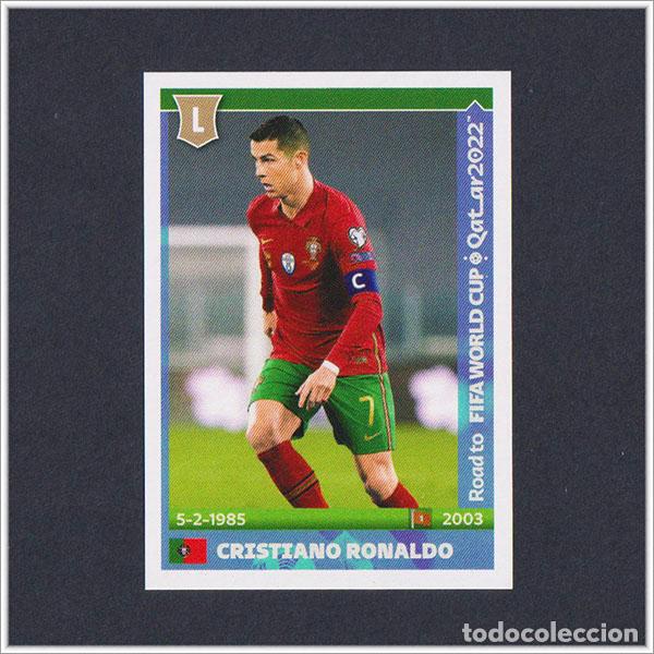 Cromos de F&uacute;tbol: ROAD TO FIFA WORLD CUP QATAR 2022 PANINI MUNDIAL CRISTIANO RONALDO N&ordm; 433 PORTUGAL STICKER ALBUM