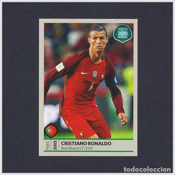Cromos de F&uacute;tbol: ROAD TO FIFA WORLD CUP 2018 RUSSIA PANINI CRISTIANO RONALDO 160 PORTUGAL STICKER MUNDIAL RUSIA