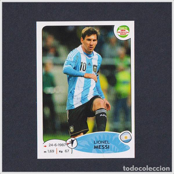 Fu&szlig;ball-Sticker: ROAD TO FIFA WORLD CUP 2014 BRASIL BRAZIL PANINI LEO MESSI 72 ARGENTINA STICKER MUNDIAL F&Uacute;TBOL