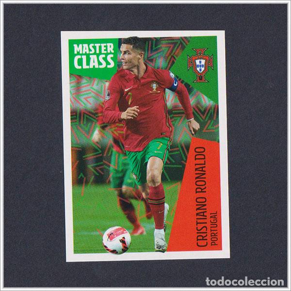 Cromos de F&uacute;tbol: FIFA WORLD CUP 2022 QATAR MUNDIAL COLECCI&Oacute;N OFICIAL CRISTIANO RONALDO 50 PORTUGAL ROJA CARREFOUR
