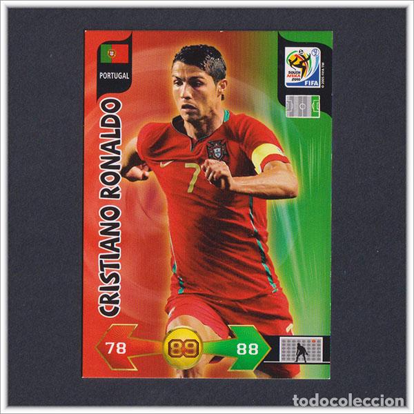 Cromos de F&uacute;tbol: ADRENALYN FIFA WORLD CUP 2010 PANINI SUDR&Aacute;FRICA MUNDIAL CRISTIANO RONALDO 285 PORTUGAL SOUTH AFRICA