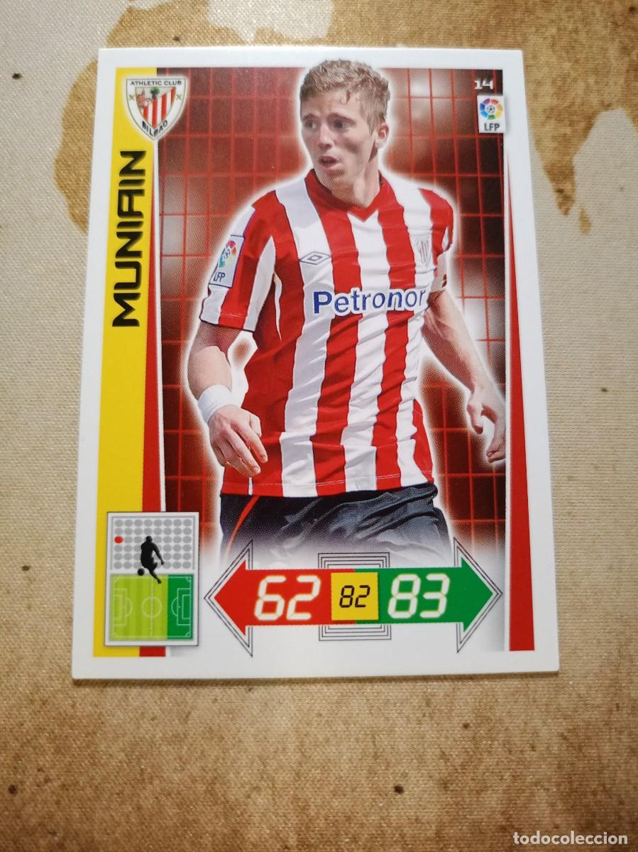 Fu&szlig;ball-Sticker: Athletic 14 MUNIAIN Adrenalyn 2012-13