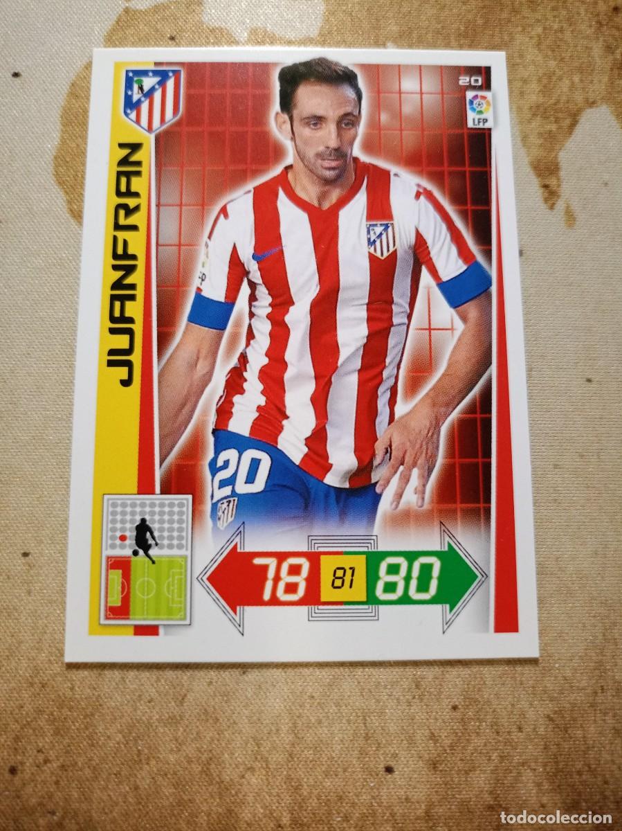 Fu&szlig;ball-Sticker: Atl&eacute;tico de Madrid 20 JUANFRAN Adrenalyn 2012-13