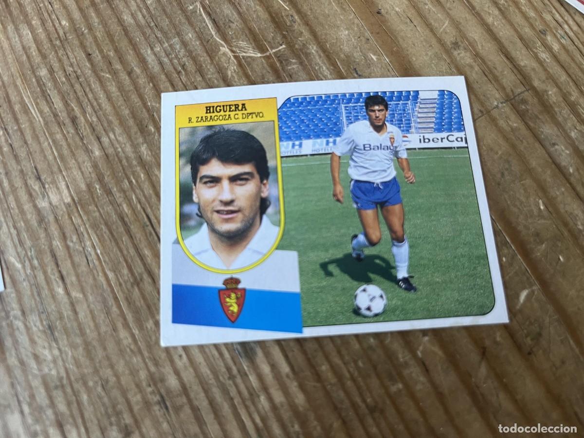 Cromos de Futebol: CROMO SIN PEGAR NUNCA PEGADO ALBUM LIGA ESTE 91 92 1991 1992 ZARAGOZA HIGUERA