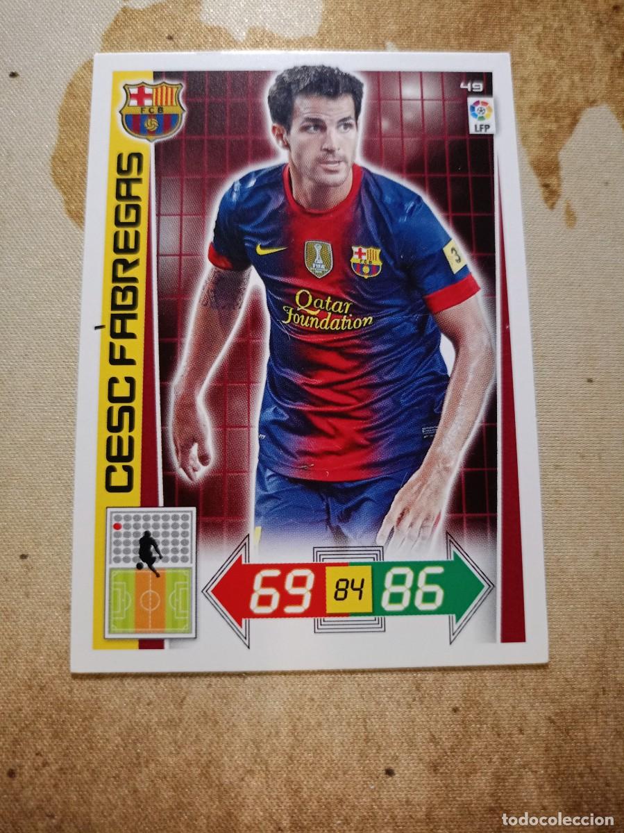 Fu&szlig;ball-Sticker: Barcelona 49 CESC F&Aacute;BREGAS Adrenalyn 2012-13