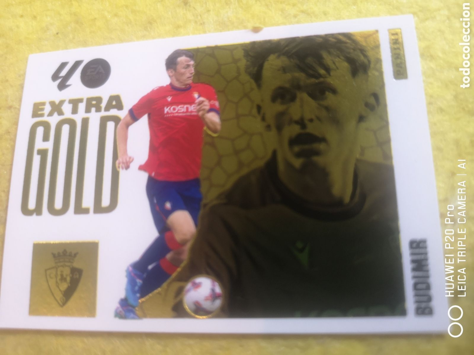 Cromos de F&uacute;tbol: BUDIMIR EXTRA GOLD LIGA ESTE 2025 2026 - 25 26 / OSASUNA