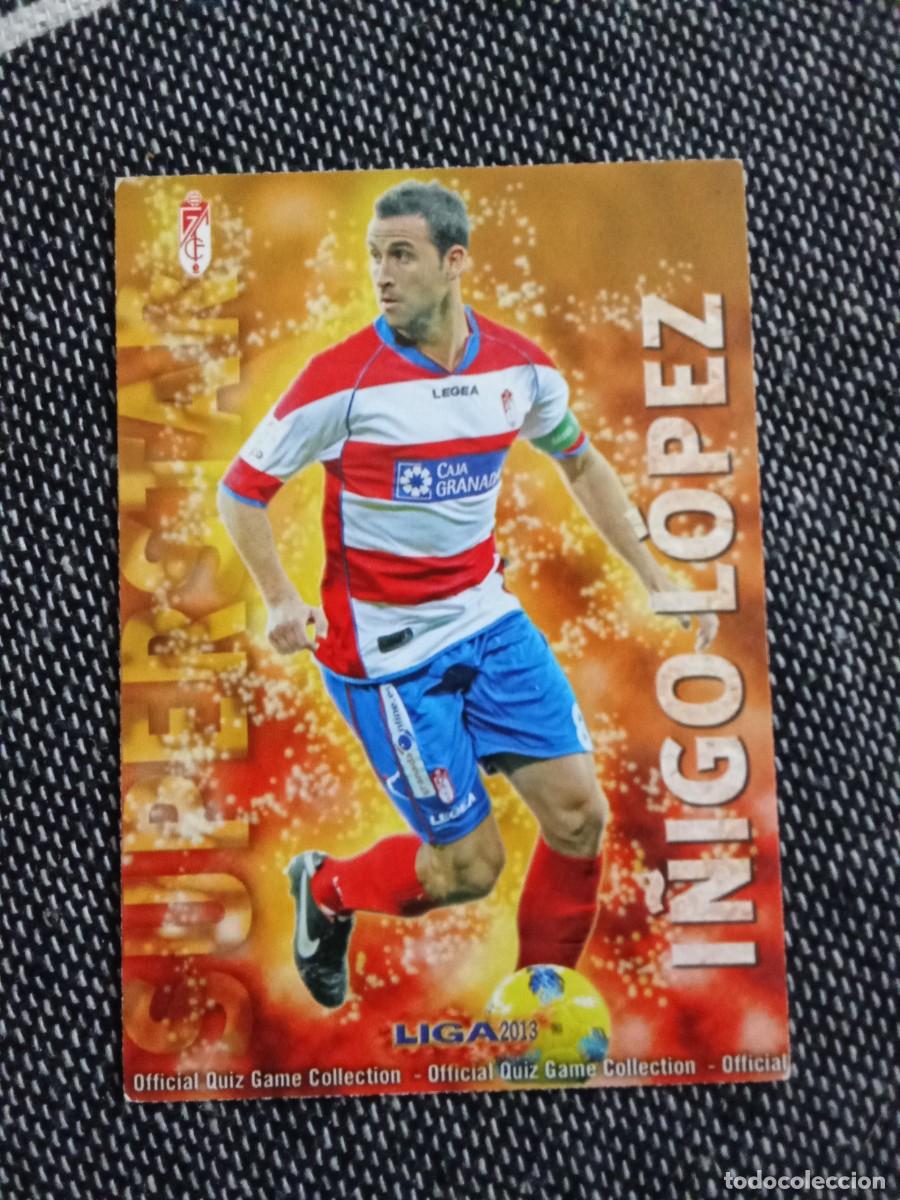 Cromos de f&uacute;tbol: 456 &Iacute;&ntilde;igo L&oacute;pez Granada Superstar mate quiz game collection 2013