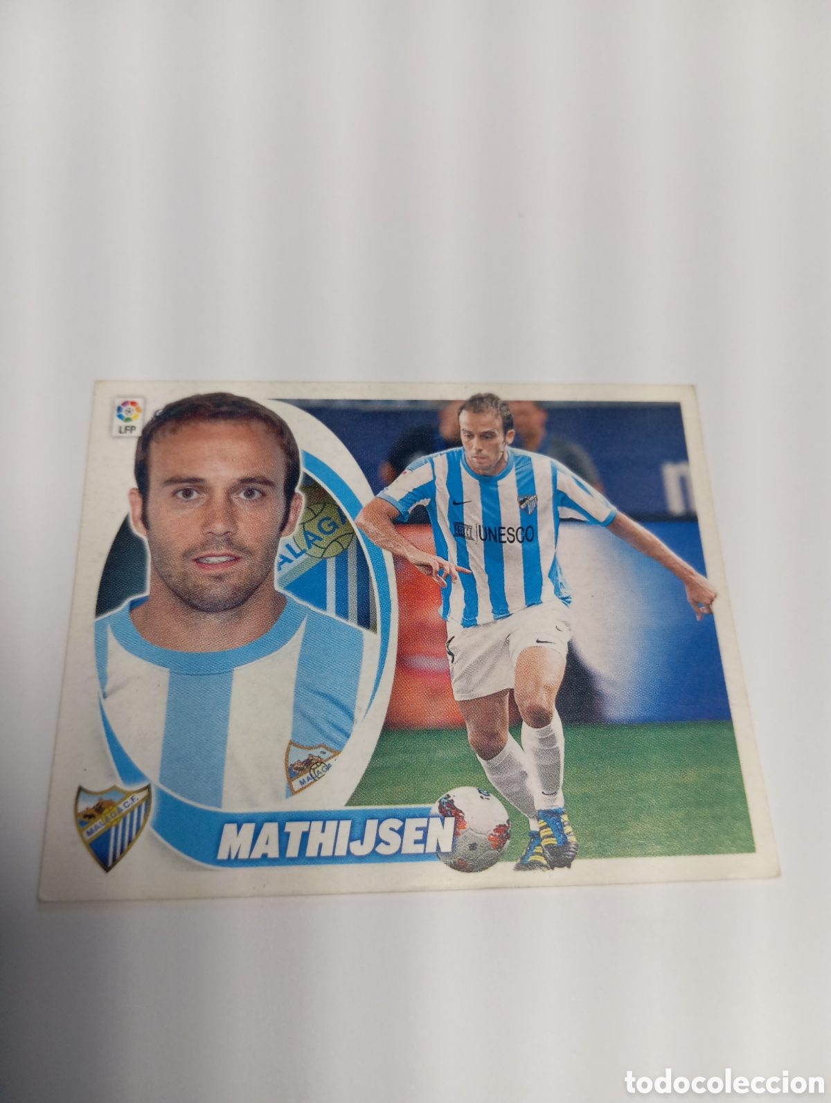 Figurine di Calcio: Mathijsen 4 M&aacute;laga LIGA ESTE 2012 2013 PANINI 12 13