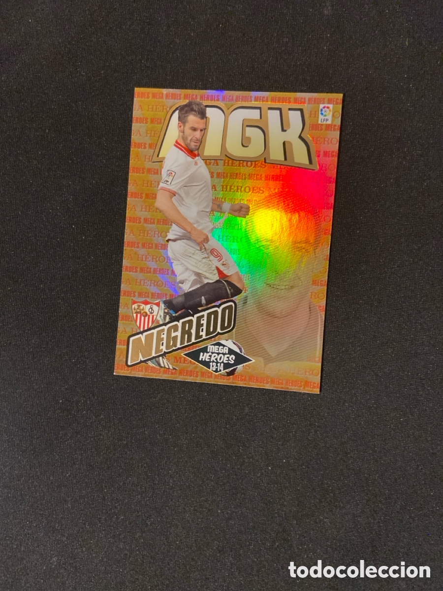 Figurine di Calcio: NEGREDO 400 MEGA HEROES (SEVILLA) PANINI MEGACRACKS 2013-2014 13 14 CROMO CARTA M-3