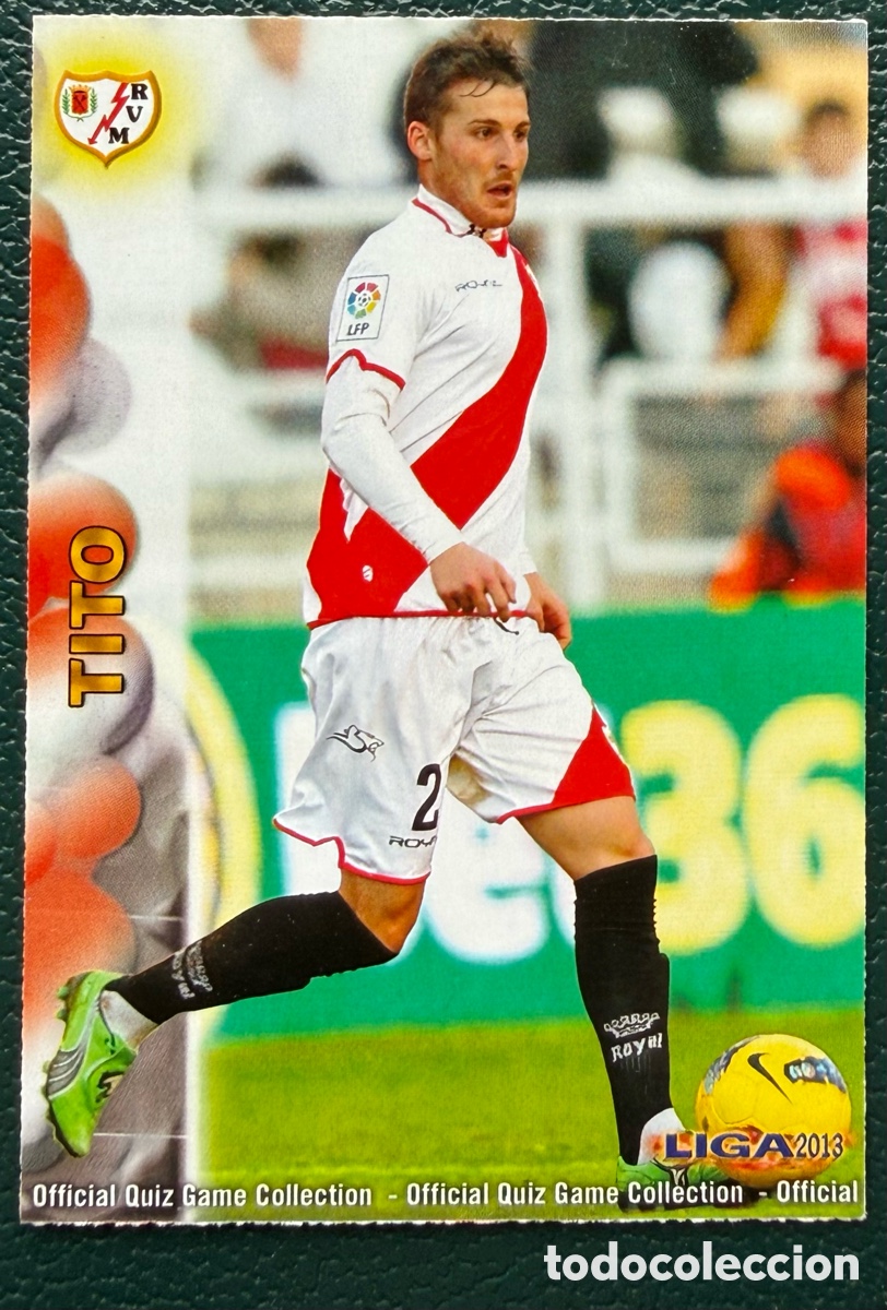 Cromos de F&uacute;tbol: 387 TITO RAYO VALLECANO FICHAS ALBUM MUNDICROMO 2012 2013 12 13