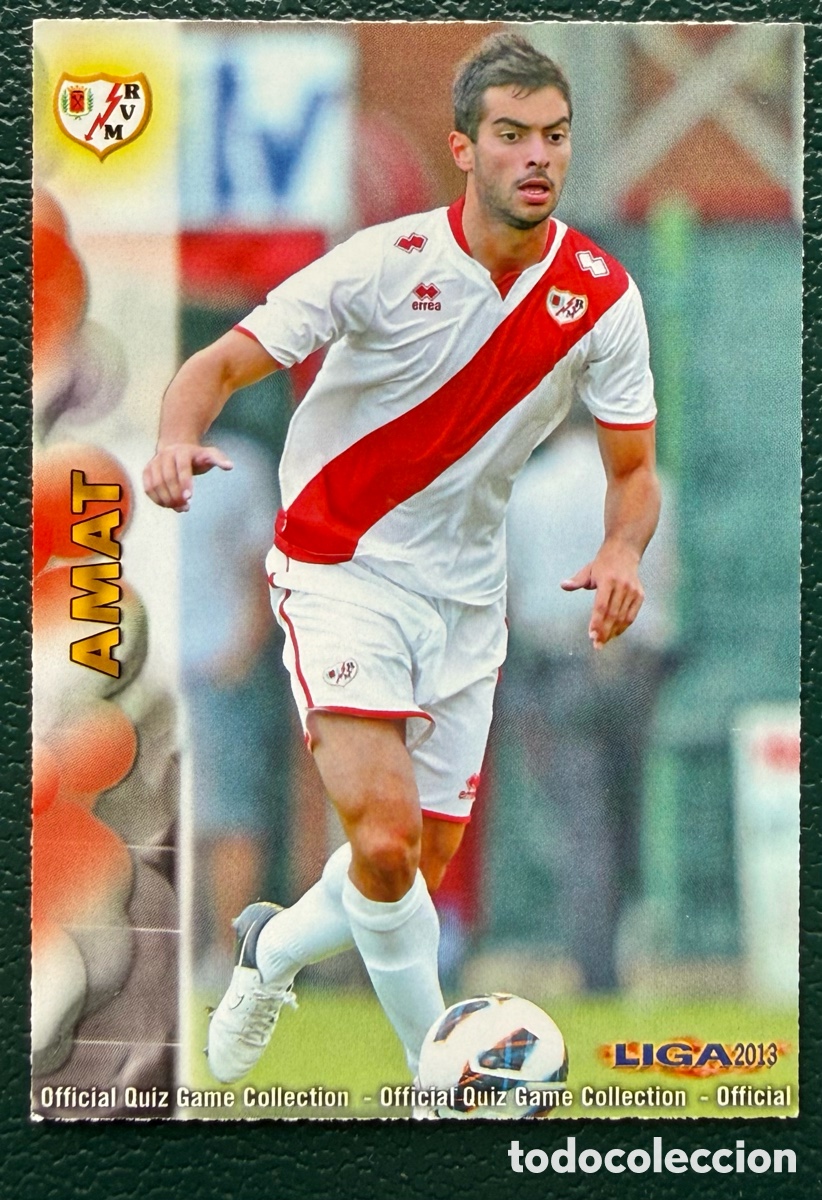 Cromos de F&uacute;tbol: 388 AMAT RAYO VALLECANO FICHAS ALBUM MUNDICROMO 2012 2013 12 13