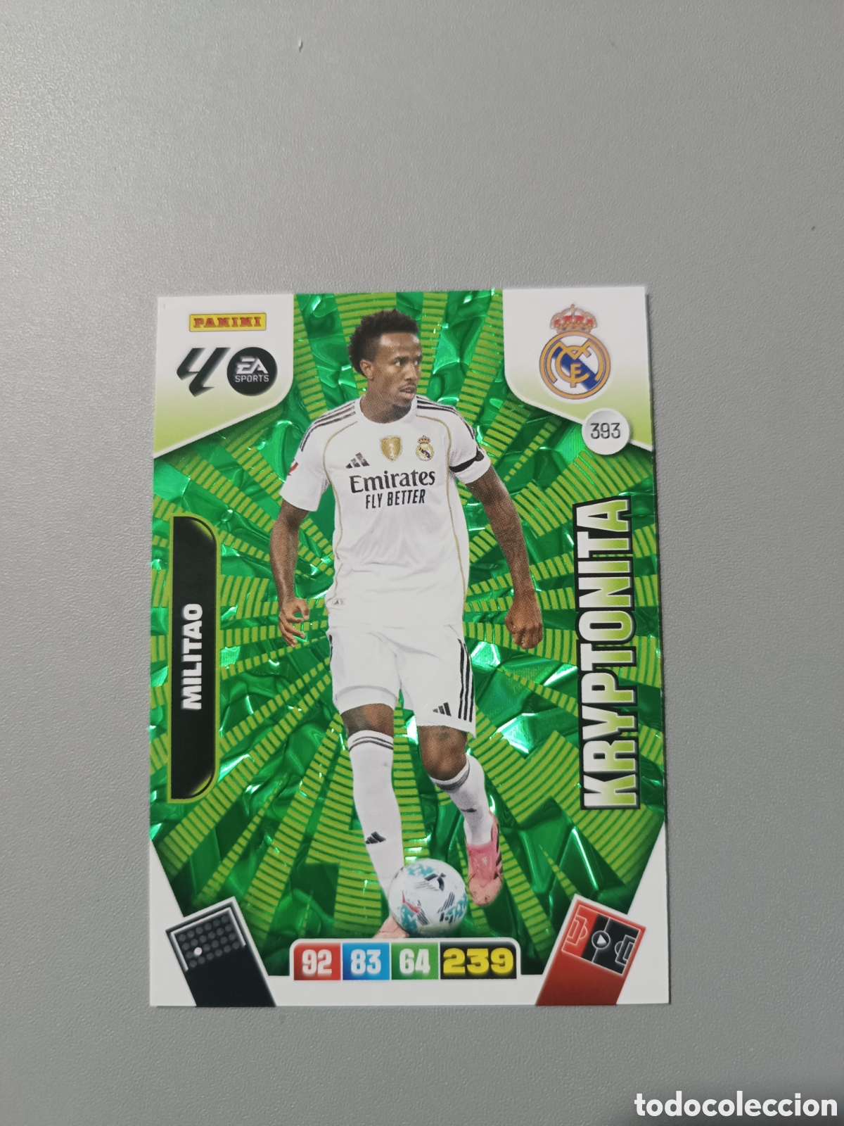 Football Stickers: Militao 393 Kryptonita Real Madrid - Adrenalyn 2025 2026 25 26