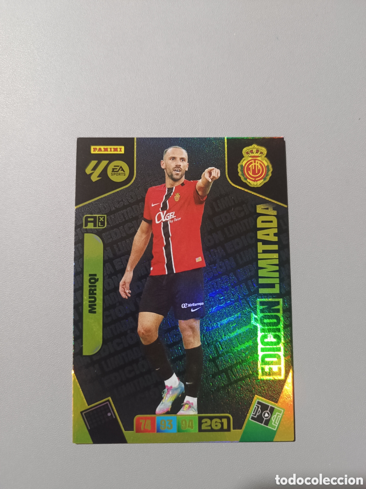 Football Stickers: Muriqi Edici&oacute;n Limitada Mallorca - Adrenalyn 2025 2026 25 26