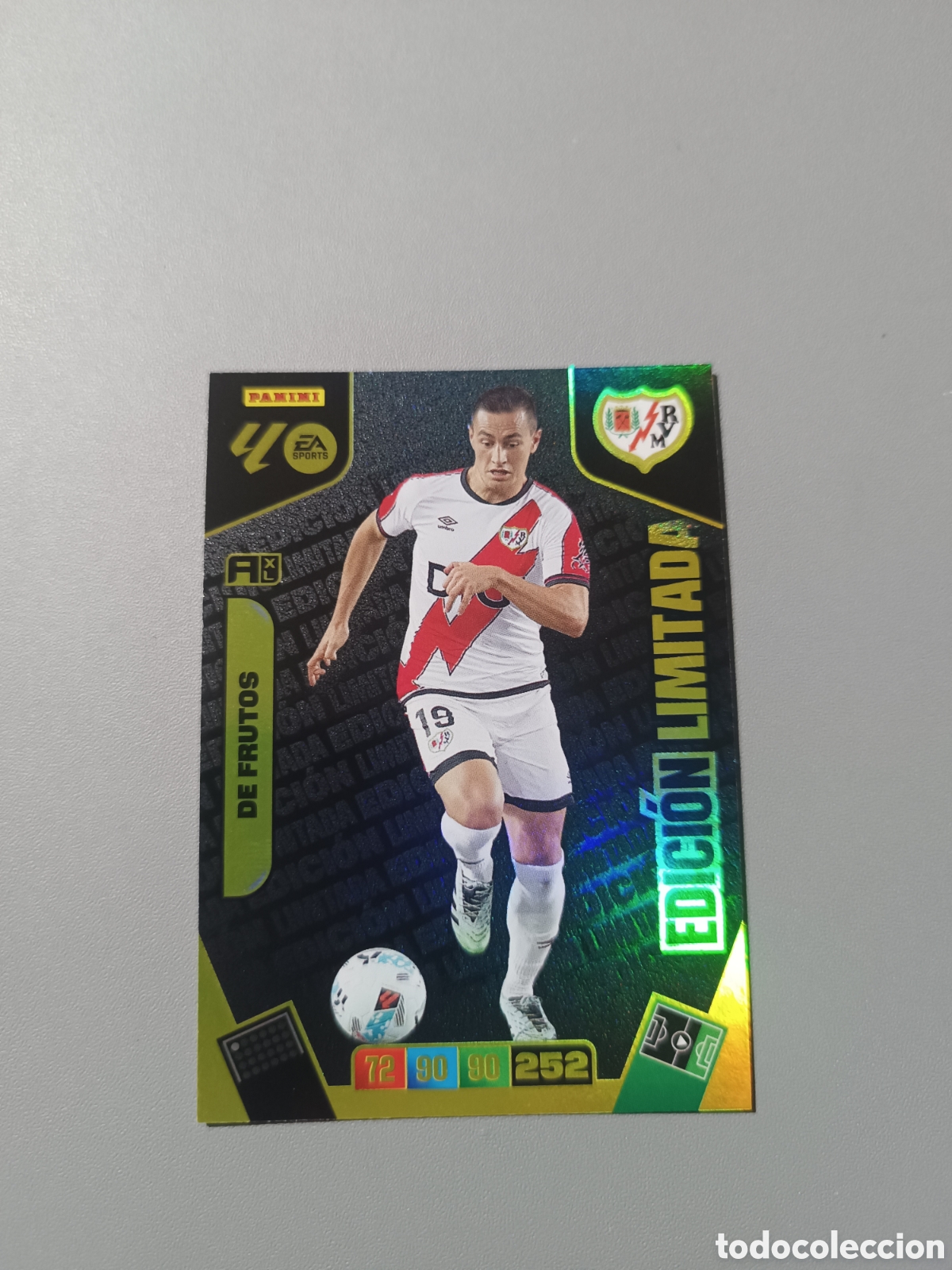 Cromos de F&uacute;tbol: De Frutos Edici&oacute;n Limitada Rayo Vallecano - Adrenalyn 2025 2026 25 26