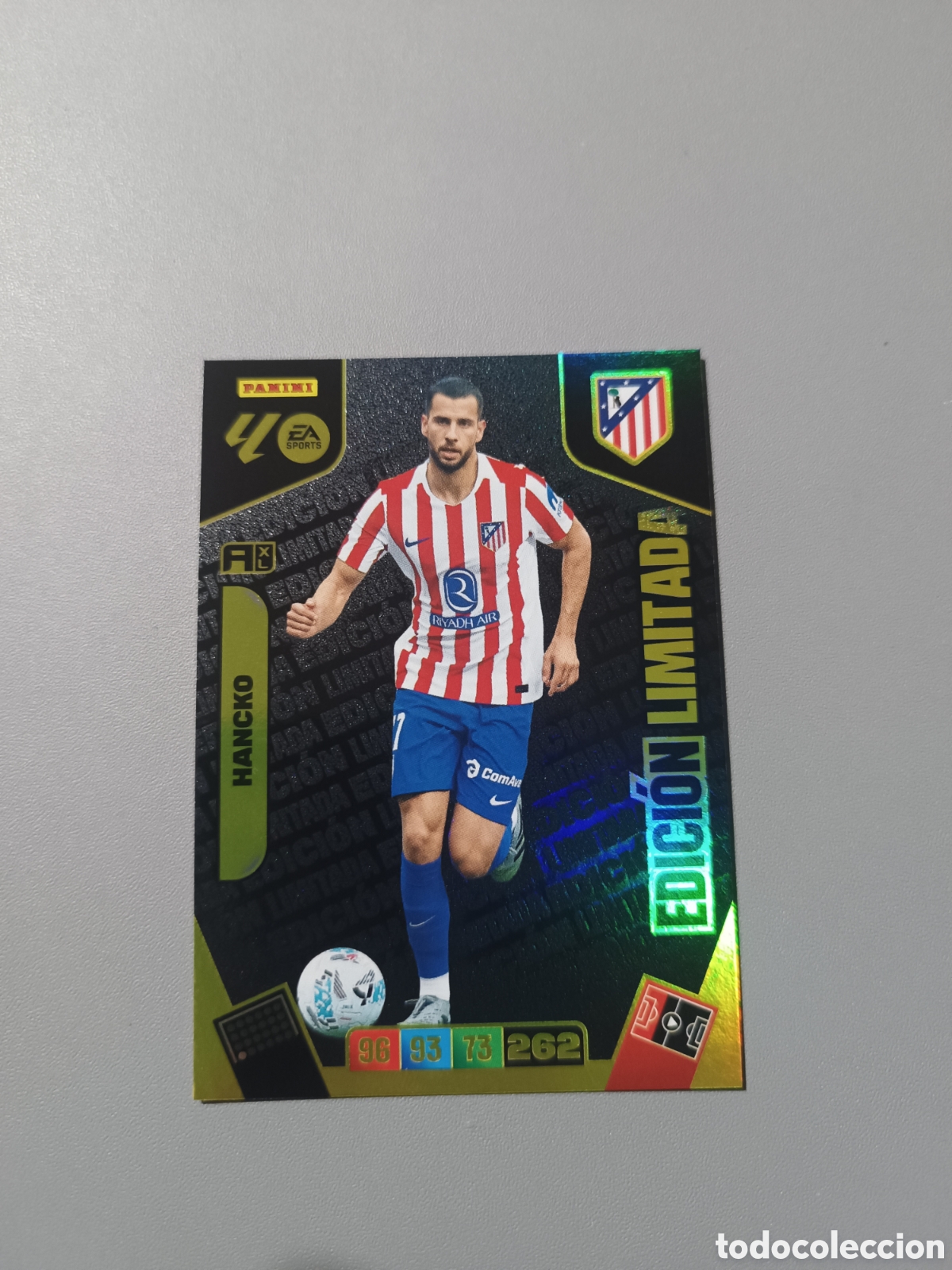 Football Stickers: Hancko Edici&oacute;n Limitada Atl&eacute;tico de Madrid - Adrenalyn 2025 2026 25 26