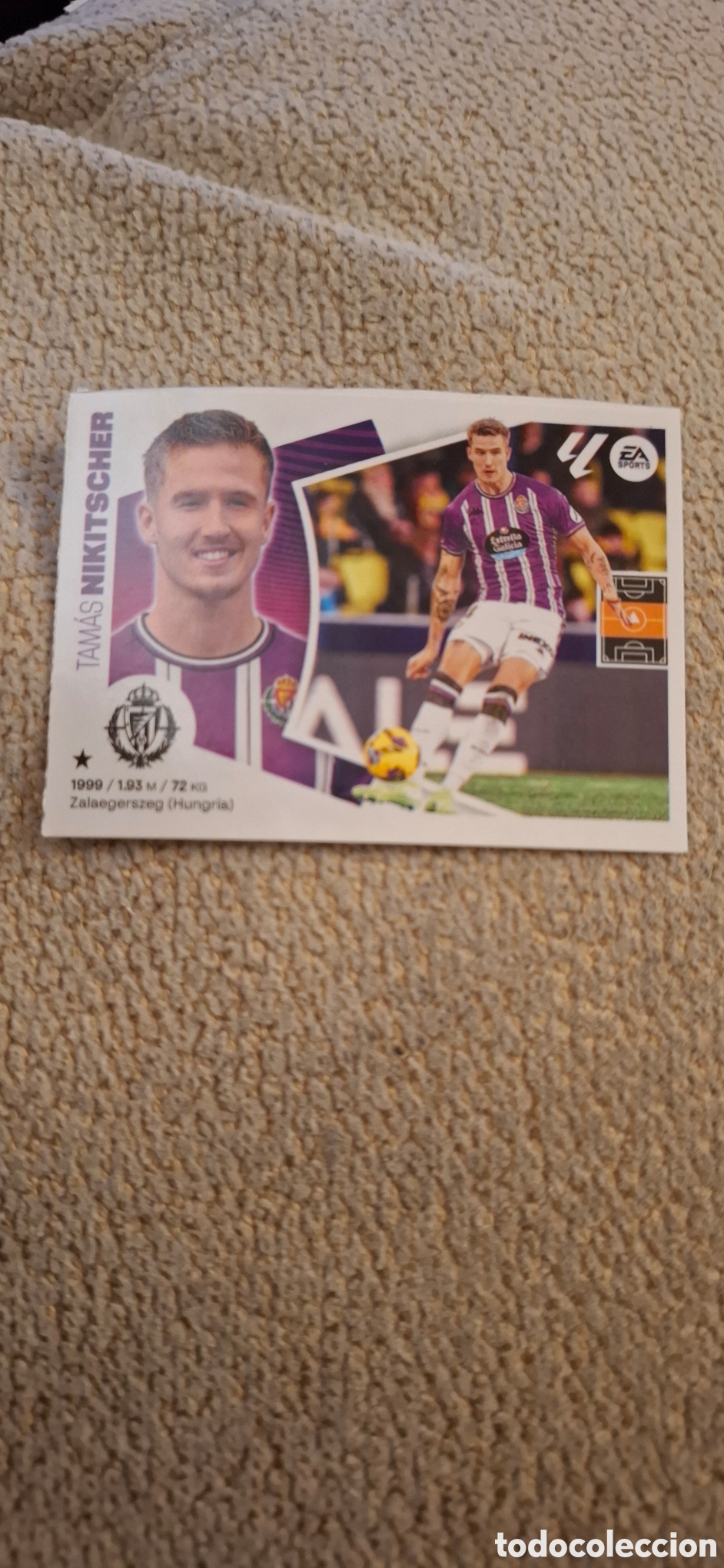 Football Stickers: 2024 2025 24 25 FICHAJE - MERCADO DE INVIERNO N&ordm; 39 TAMAS NIKITSCHER - VALLADOLID - ESTE - PANINI