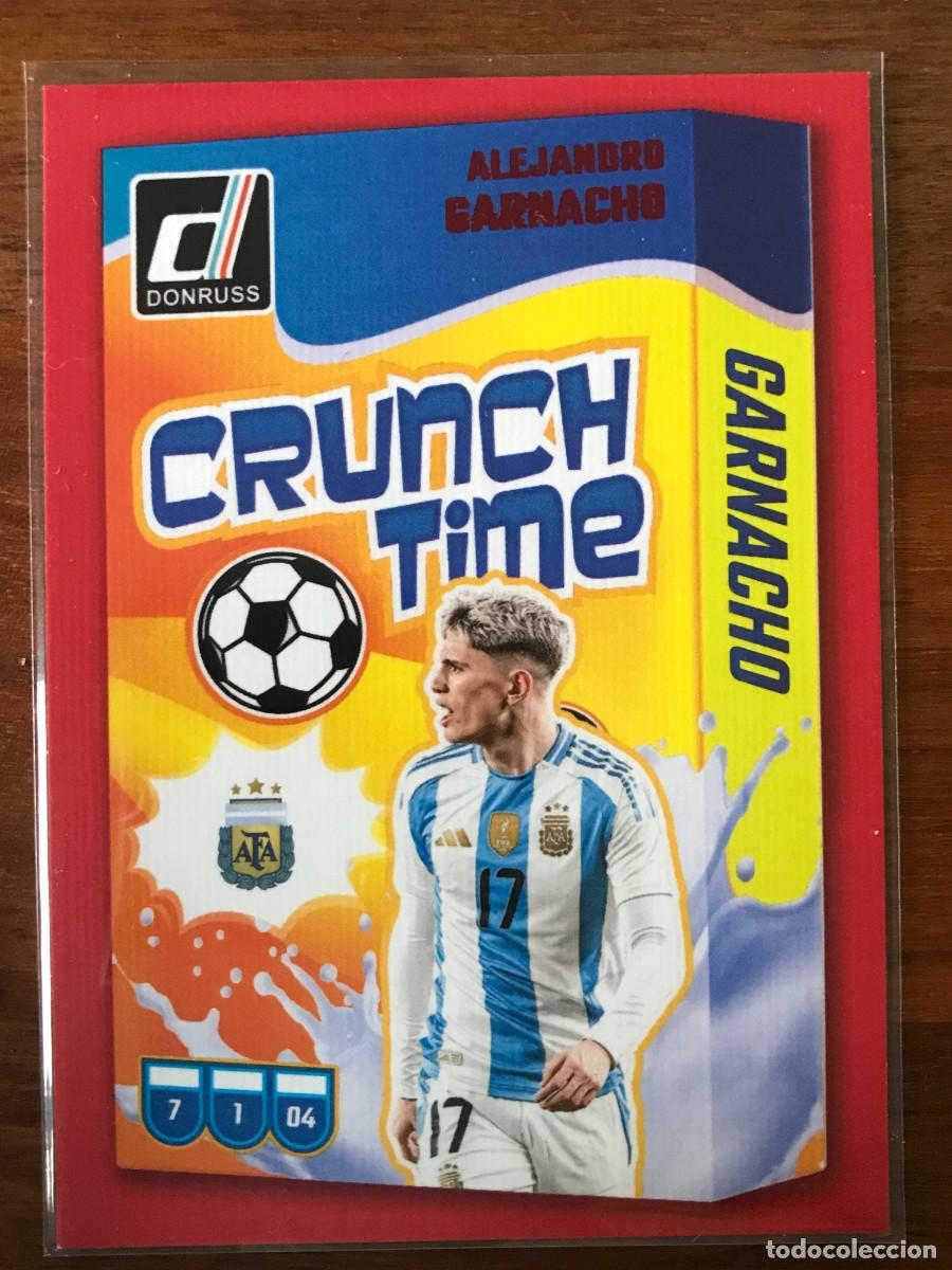 Figurine di Calcio: ALEJANDRO GARNACHO - ARGENTINA - RED CRUNCH TIME - PANINI DONRUSS FIFA 2024 2025 24 25