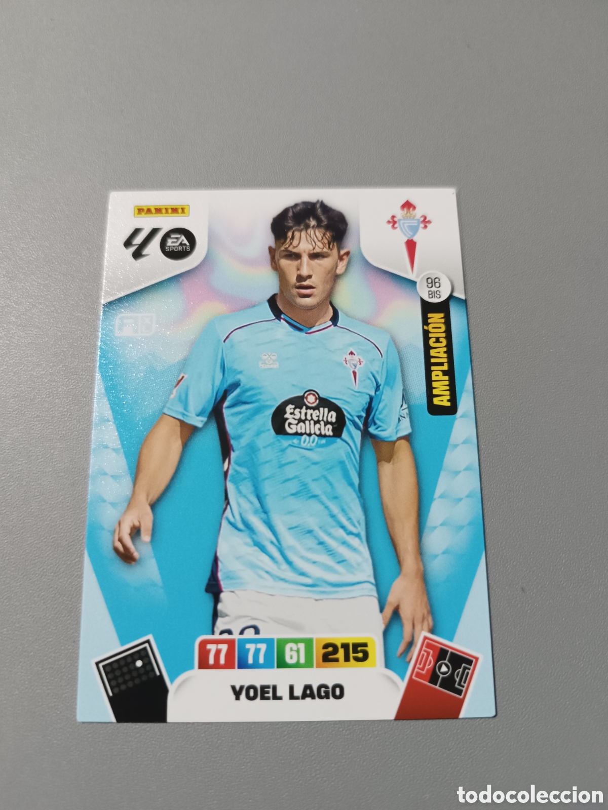 Football Stickers: Yoel Lago 96 Bis Ampliaci&oacute;n Celta - Adrenalyn 2025 2026 25 26