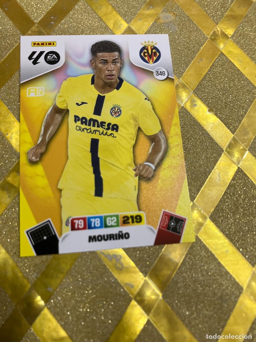 Cromos de f&uacute;tbol: CROMO DE FUTBOL NUMERO 346 MOURI&Ntilde;O VILLARREAL ADRENALYN XL 2025 2026 PANINI !