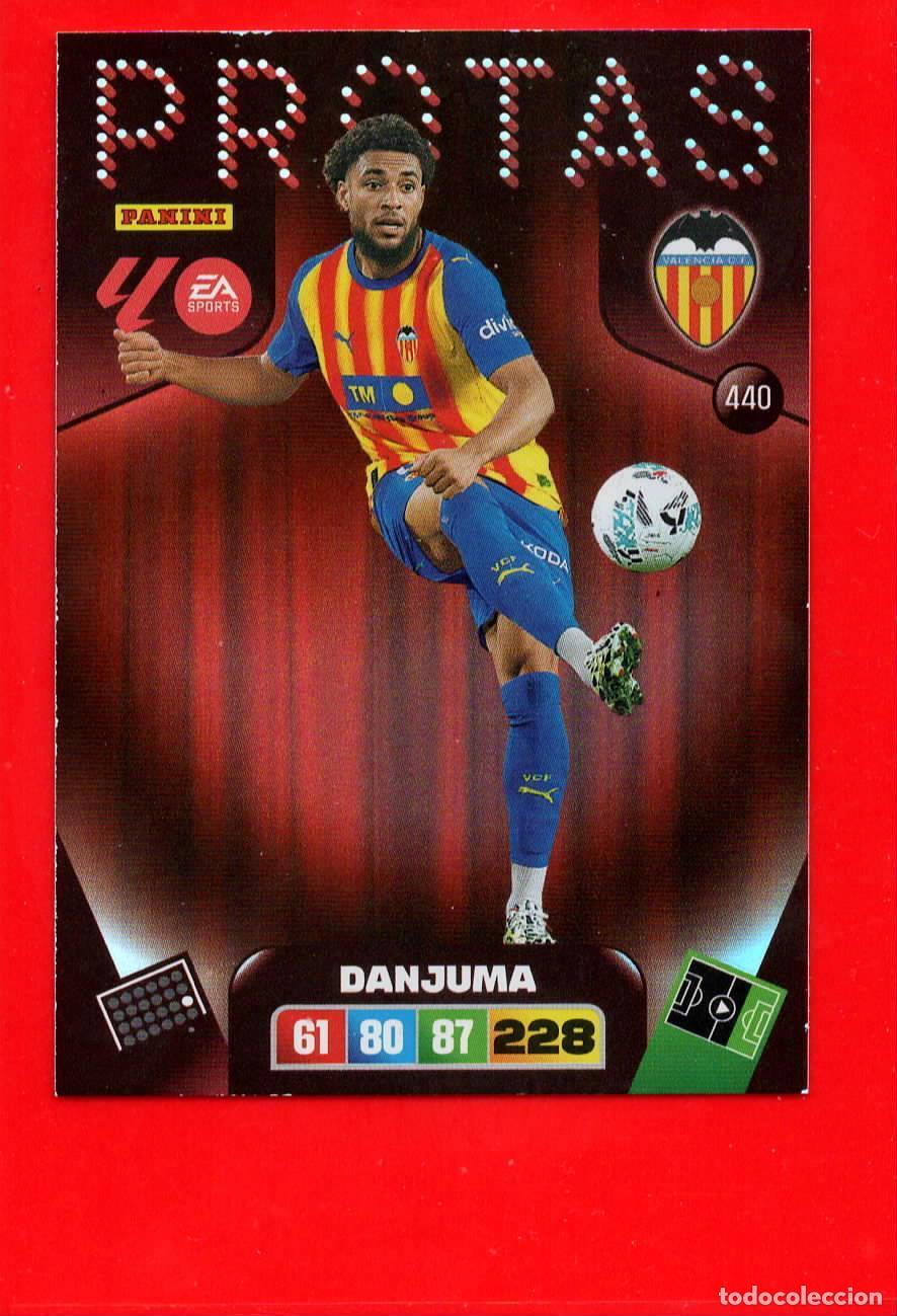 Fu&szlig;ball-Sticker: 440 Danjuma - VALENCIA C.F. - Protas - Adrenalyn Liga 2025 2026 25 26