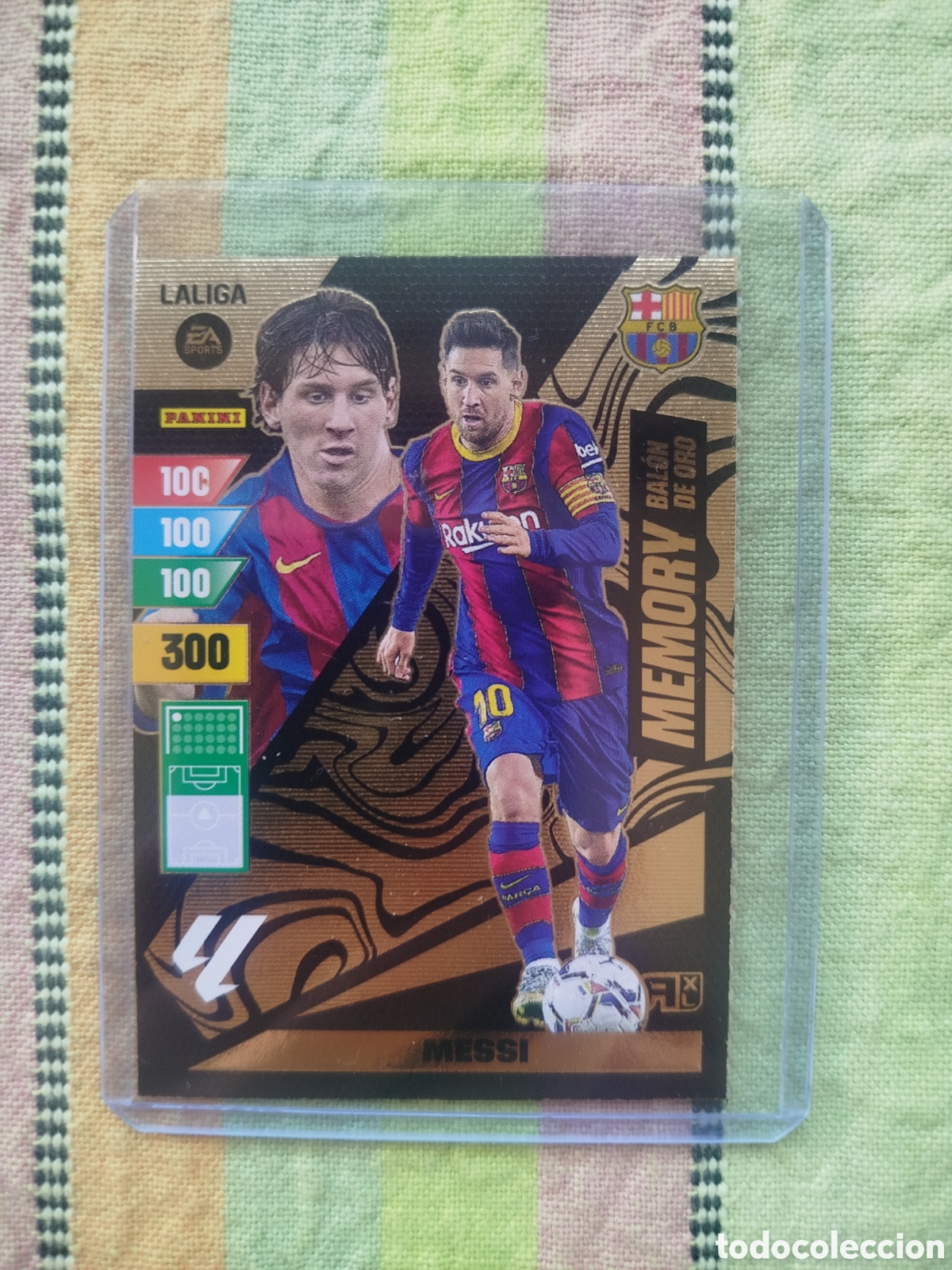 Cromos de F&uacute;tbol: Messi Memory Bal&oacute;n de Oro Adrenalyn XL 23-24