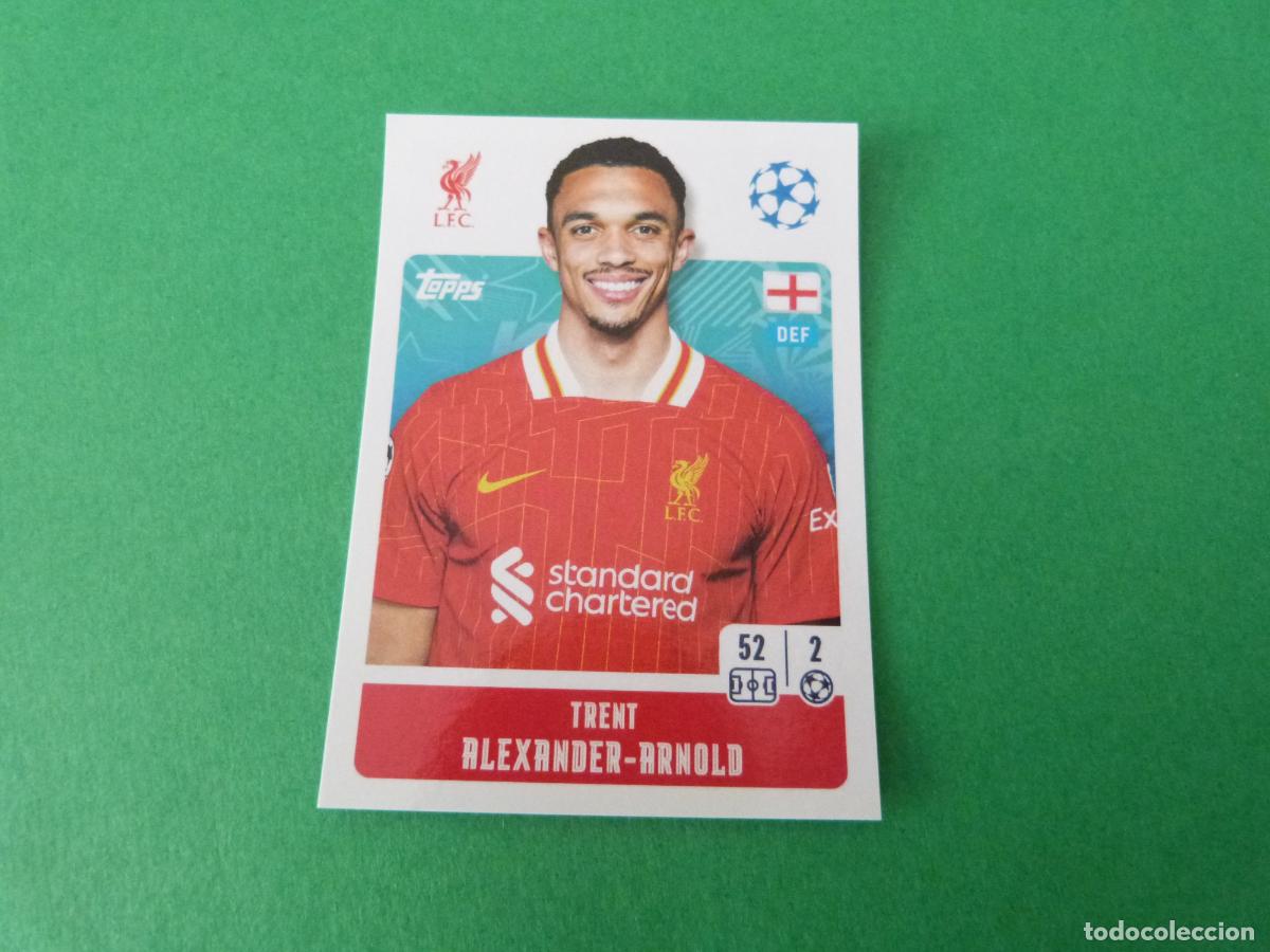 Figurine di Calcio: CROMO FUTBOL ALEXANDER-ARNOLD LIVERPOOL FC SIN PEGAR N&ordm; 263 CHAMPIONS LEAGUE 2024-2025/24-25 TOPPS