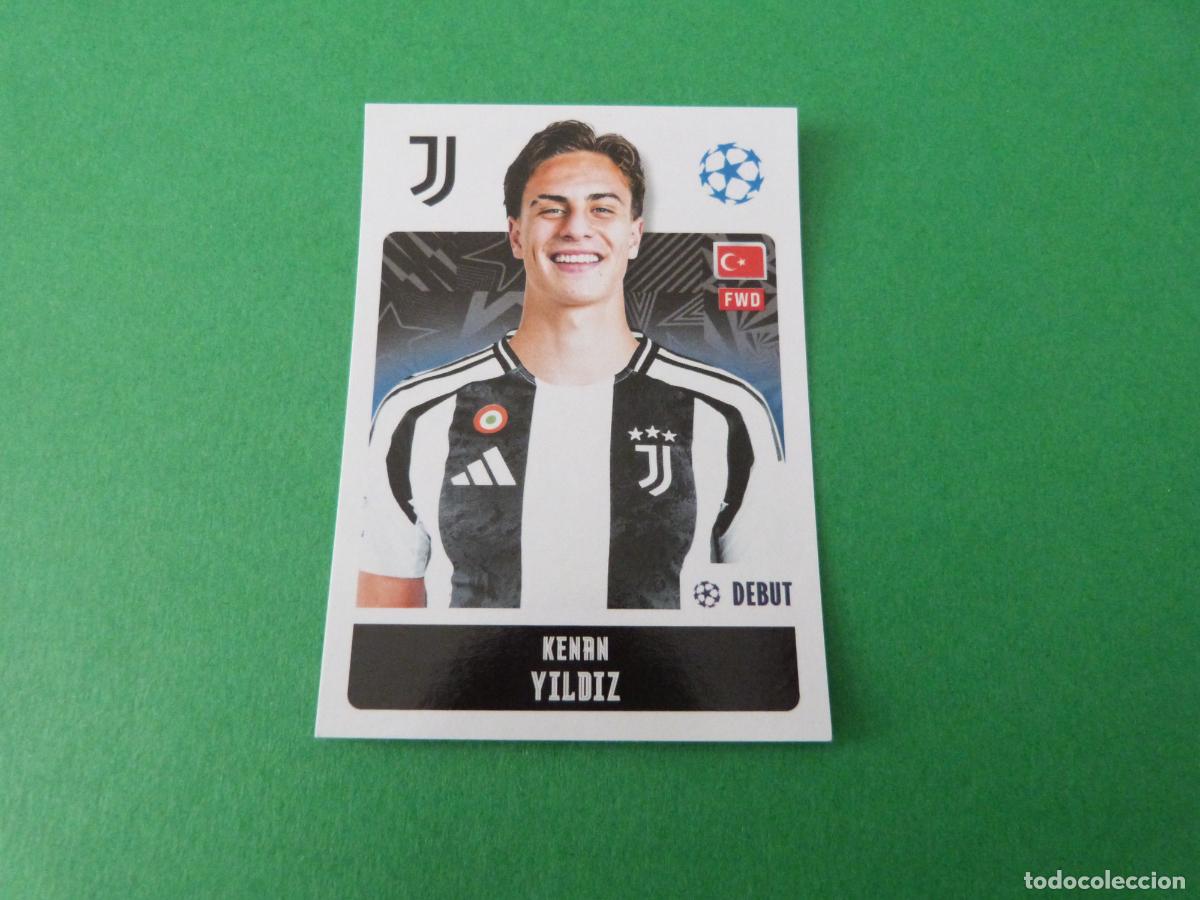 Football Stickers: CROMO FUTBOL YILDIZ JUVENTUS SIN PEGAR N&ordm; 258 CHAMPIONS LEAGUE 2024-2025/24-25 TOPPS