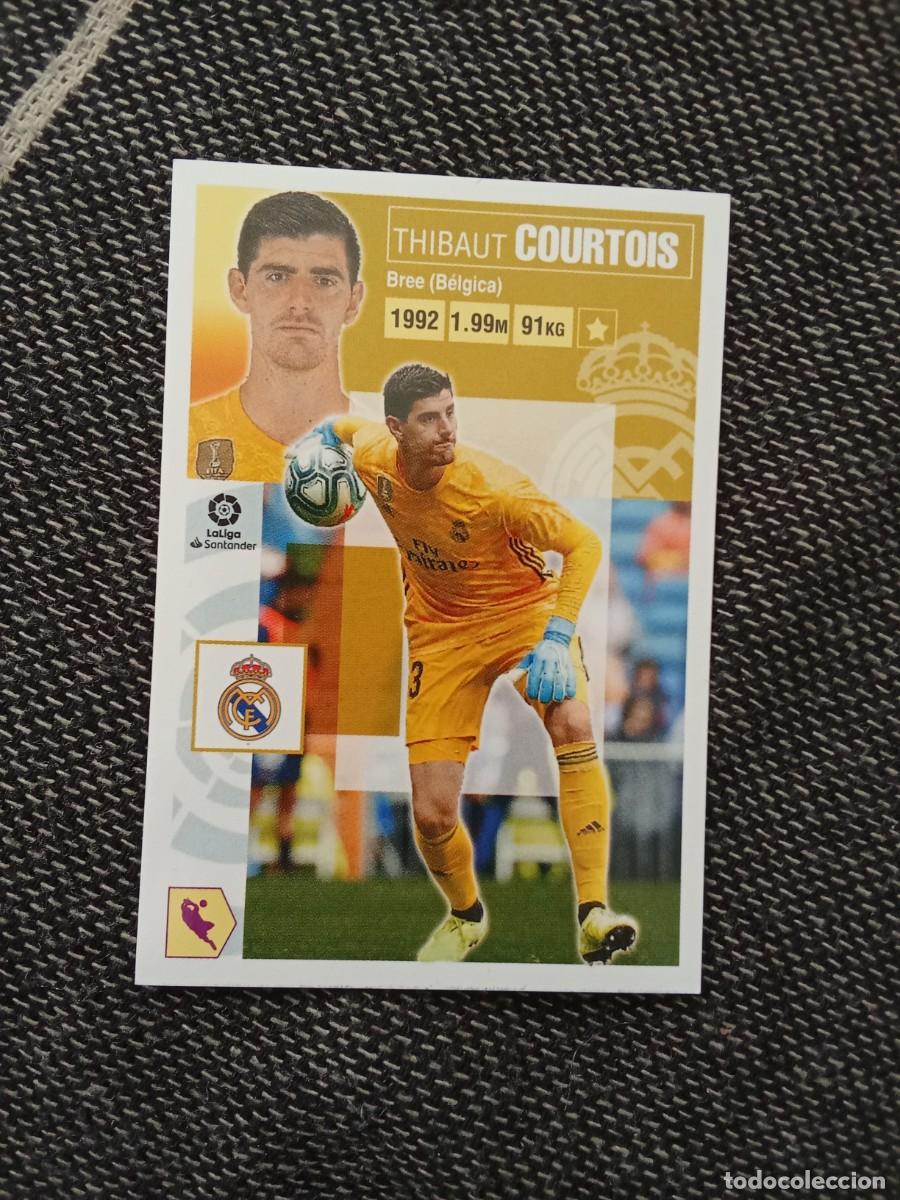 Cromos de F&uacute;tbol: 2 courtois real Madrid liga este 2020-21