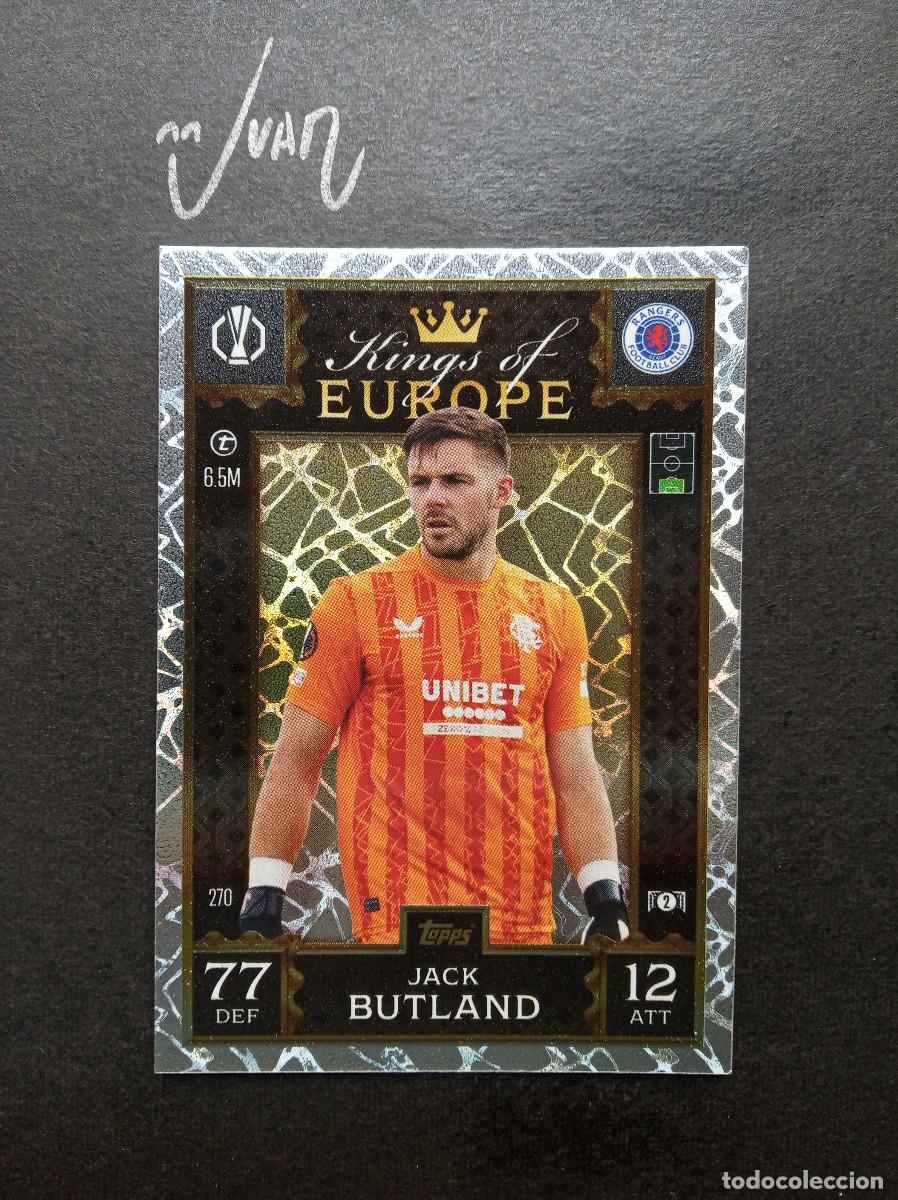 Cromos de Futebol: N&ordm; 270 KINGS EUROPE BUTLAND RANGERS FC ⚽ TOPPS &reg; MATCH ATTAX EXTRA CHAMPIONS 2024 2025 24 25