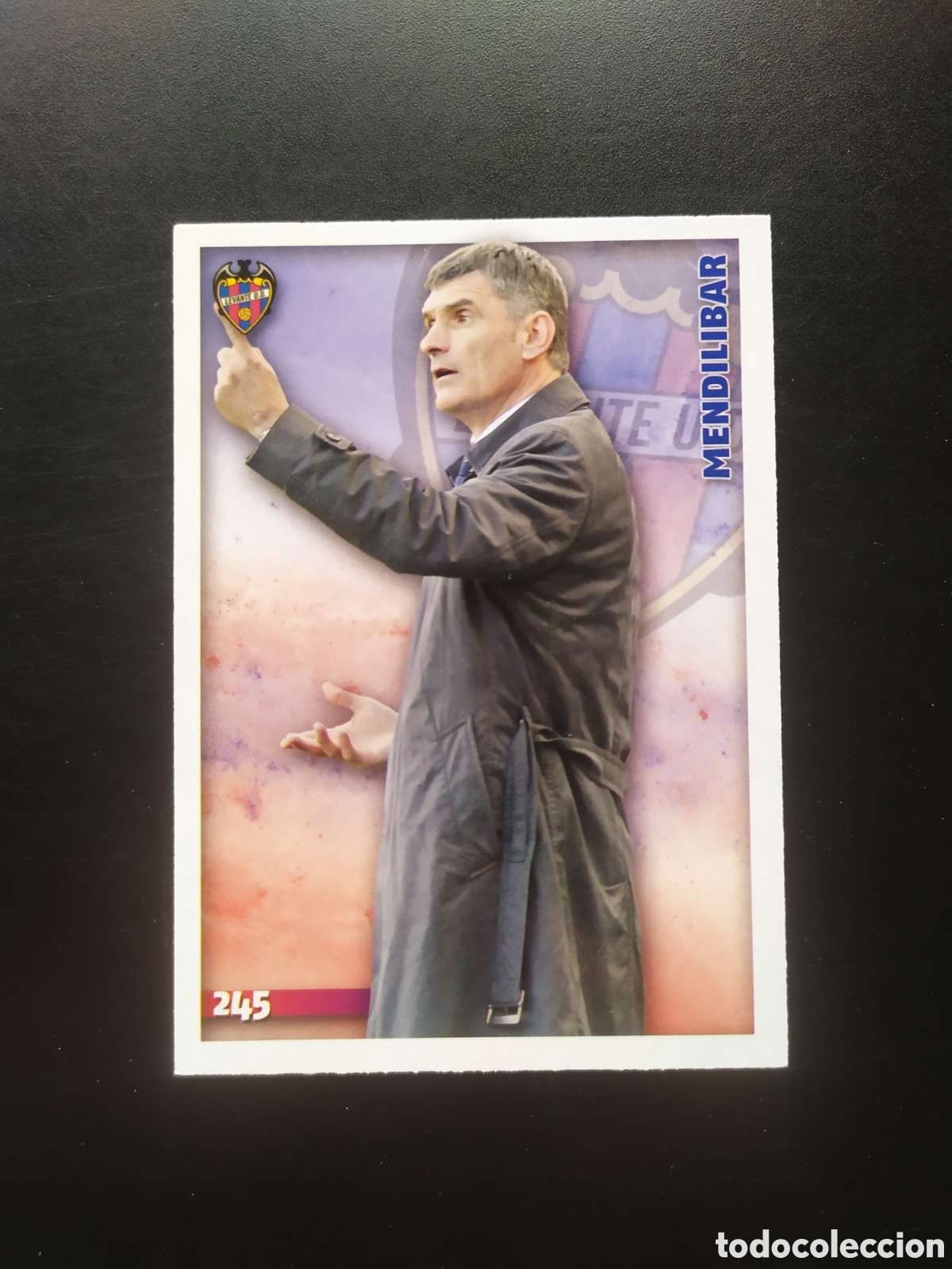 Fu&szlig;ball-Sticker: Mundicromo fichas Liga 2014 2015 14 15 Mendilibar n&deg; 245 Levante