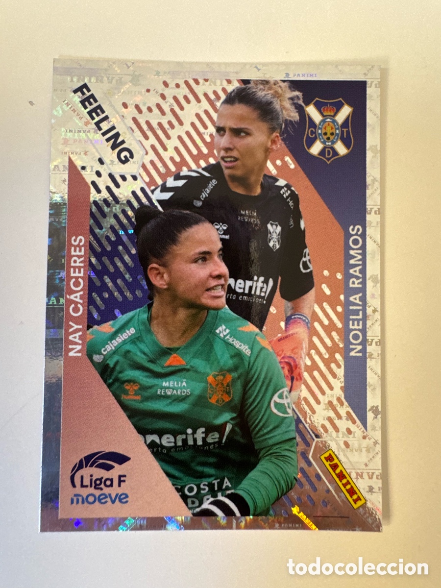 Cartes &agrave; collectionner de Football: PANINI LIGA F FEMENINA 2025-2026 25-26 &ndash; Nay C&aacute;ceres & Noelia Ramos Costa Adeje FEELING N&ordm; 370