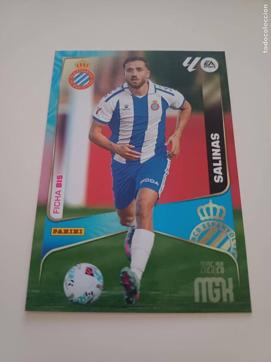 Cromos de f&uacute;tbol: 152 Bis - Salinas - Espanyol - Foto 1