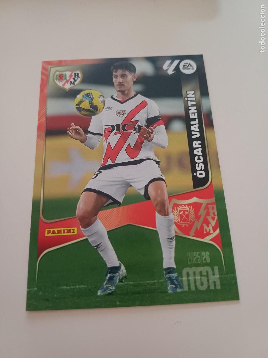 Cromos de F&uacute;tbol: 299 - &Oacute;scar Valent&iacute;n - Rayo Vallecano