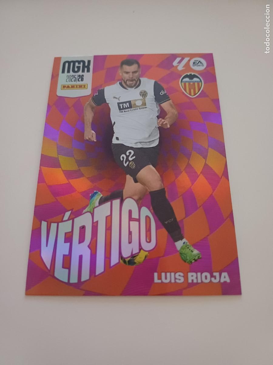 Cromos de f&uacute;tbol: 385 - Luis Rioja (Valencia) - V&eacute;rtigo - Foto 1