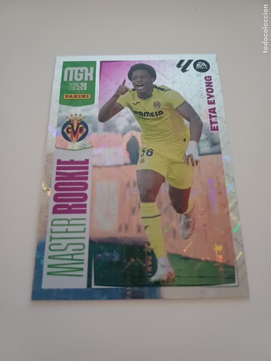 Fu&szlig;ball-Sticker: 410 - Etta Eyong (Villarreal) - M&aacute;ster Rookie