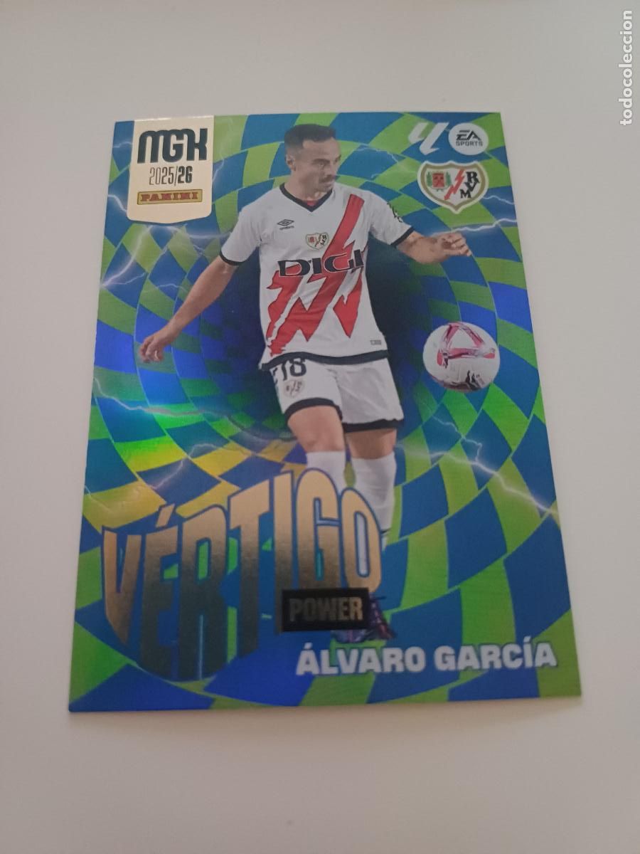 Fu&szlig;ball-Sticker: 379 - &Aacute;lvaro Garc&iacute;a (Rayo) - V&eacute;rtigo Power