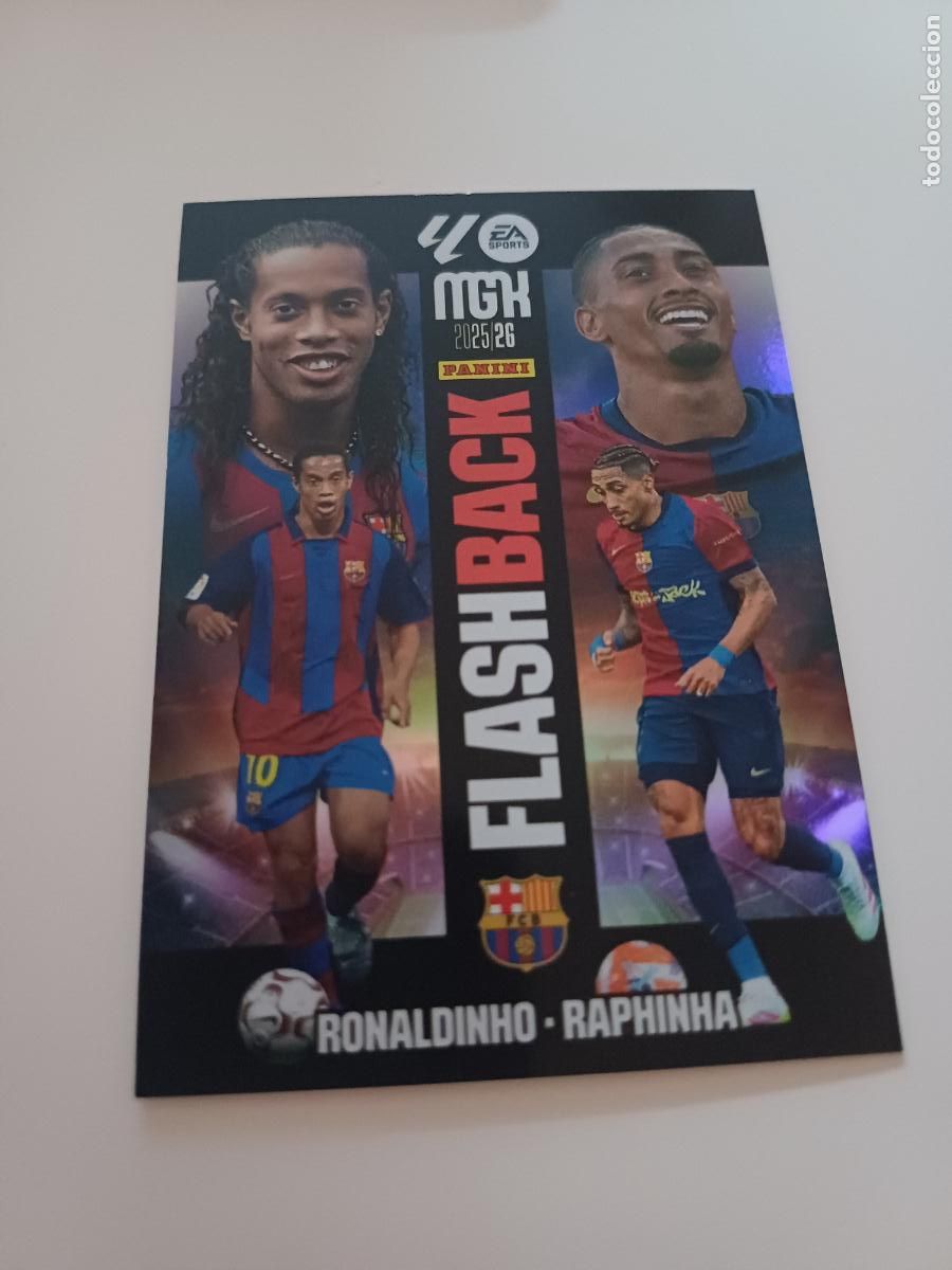 Cromos de F&uacute;tbol: 430 - Ronaldinho / Raphinha - Flashback
