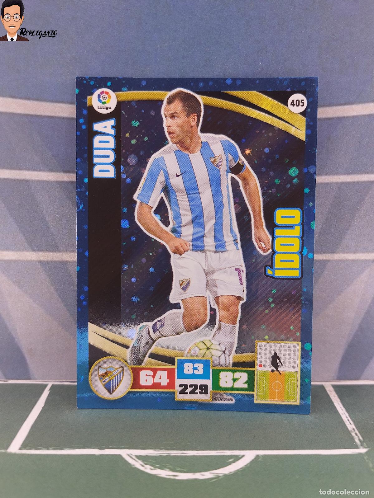 Figurine di Calcio: DUDA N&ordm; 405 / &Iacute;DOLO (MALAGA) ADRENALYN XL 2015 2016 PANINI 15 16 TARJETA LFP CROMO FICHA CARD F&Uacute;TBOL