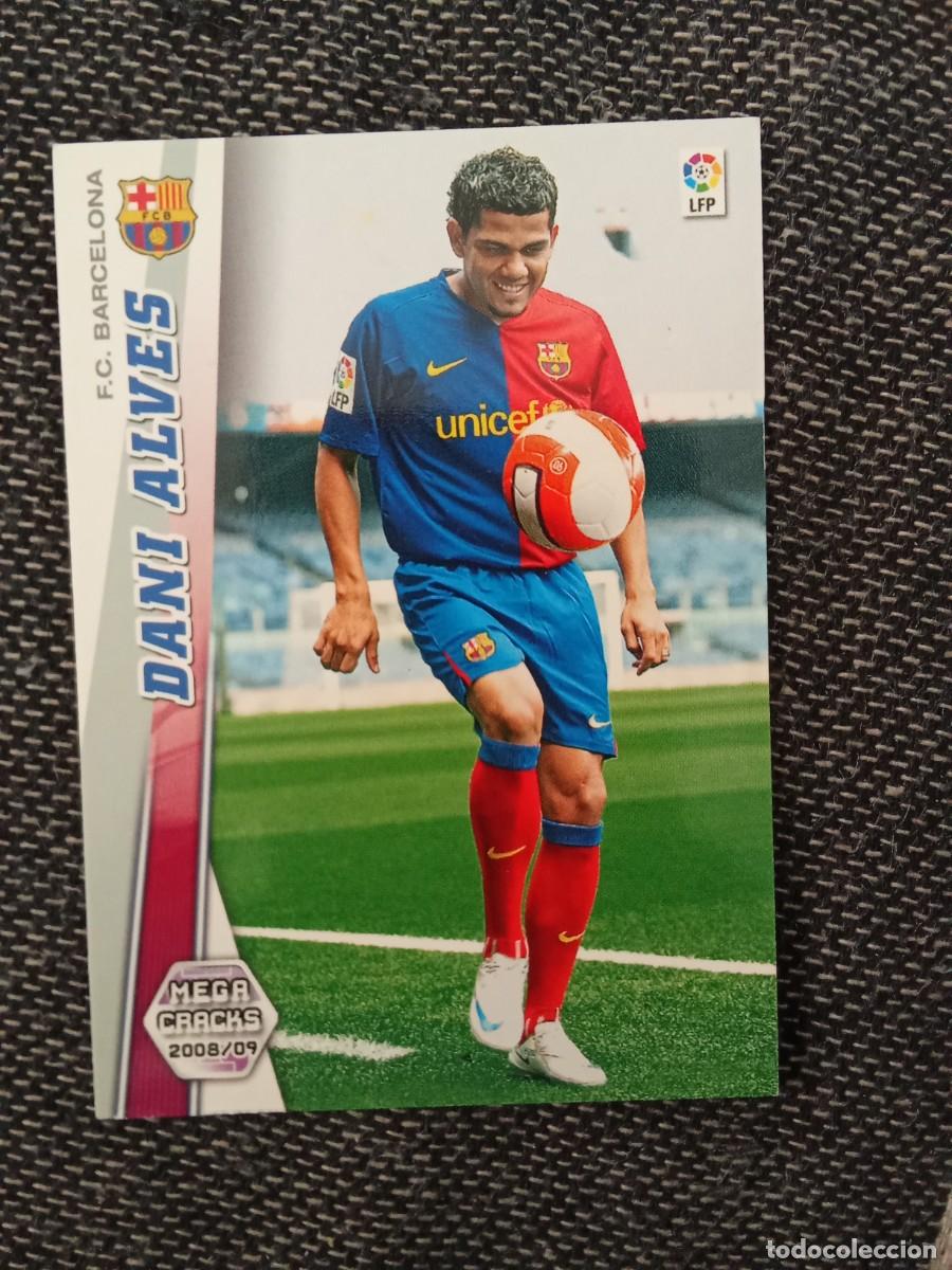 Cromos de f&uacute;tbol: 445 Dani Alves nuevo fichaje megacracks 2008-09