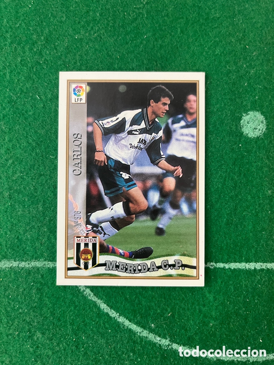 Cromos de f&uacute;tbol: 376 CARLOS M&Eacute;RIDA LAS FICHAS DE LA LIGA 1997 1998 MUNDICROMO