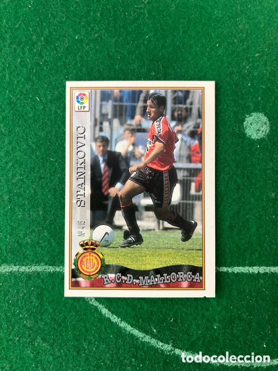 Cromos de f&uacute;tbol: 415 STANKOVIC MALLORCA LAS FICHAS DE LA LIGA 1997 1998 MUNDICROMO